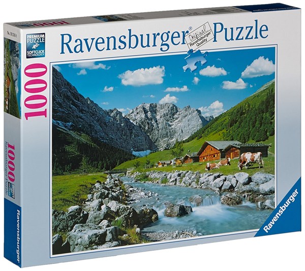 Ravensburger (19216) - "Karwendel Mountains, Austria" - 1000 brikker puslespil