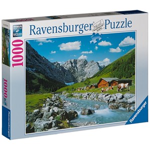 Ravensburger (19216) - "Karwendel Mountains, Austria" - 1000 brikker puslespil