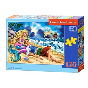Castorland (B-13388) - "Little Mermaid" - 120 brikker puslespil