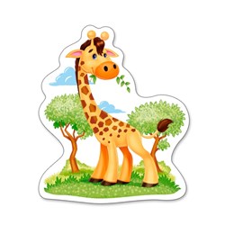 Castorland (B-005017) - "African Animals" - 3 4 6 9 brikker puslespil