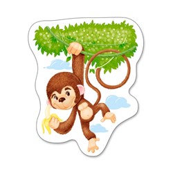 Castorland (B-005017) - "African Animals" - 3 4 6 9 brikker puslespil