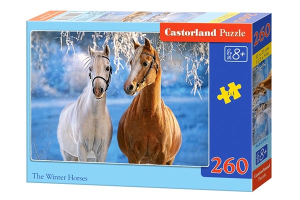 Castorland (B-27378) - "The Winter Horses" - 260 brikker puslespil