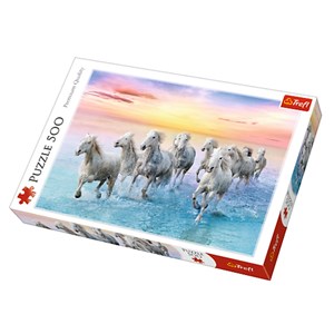 Trefl (37289) - "Galloping White Horses" - 500 brikker puslespil