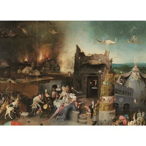 PuzzelMan (768) - Jerome Bosch: "The Temptation of St Anthony" - 1000 brikker puslespil
