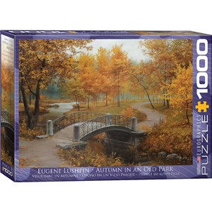 Eurographics (6000-0979) - Eugene Lushpin: "Autumn in an Old Park" - 1000 brikker puslespil