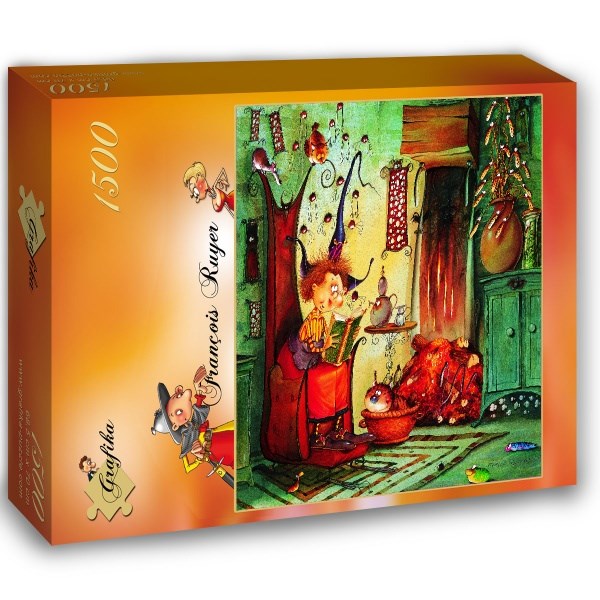 Grafika (02168) - François Ruyer: "Witch" - 1500 brikker puslespil