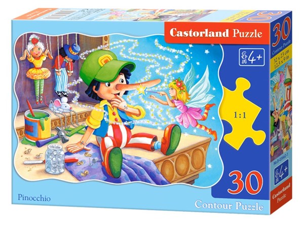 Castorland (B-03662) - "Pinocchio" - 30 brikker puslespil
