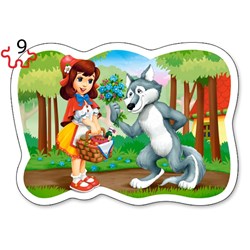 Castorland (B-005062) - "Fairytales Friends" - 3 4 6 9 brikker puslespil