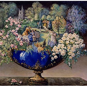 Grafika (02316) - Josephine Wall: "Afternoon Tea" - 1500 brikker puslespil