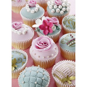 Ravensburger (14908) - "Cupcakes + 45 Gems" - 500 brikker puslespil