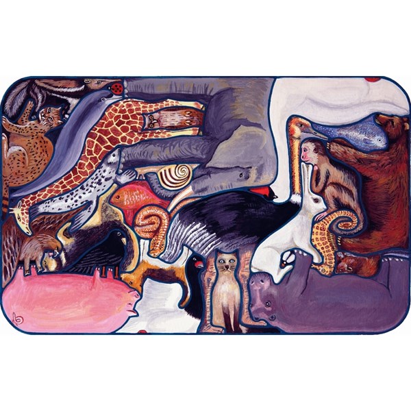 Puzzle Michele Wilson (W104-24) - "Dolbeau, Crazy Animals" - 24 brikker puslespil