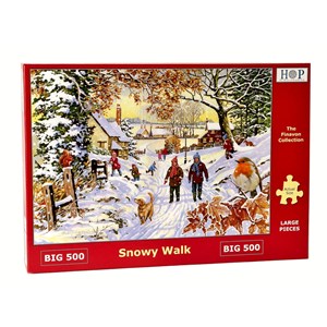 The House of Puzzles (4388) - "Snowy Walk" - 500 brikker puslespil
