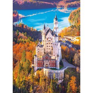 Clementoni (39382) - "Neuschwanstein" - 1000 brikker puslespil