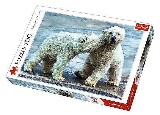 Trefl (37270) - "Polar bears" - 500 brikker puslespil