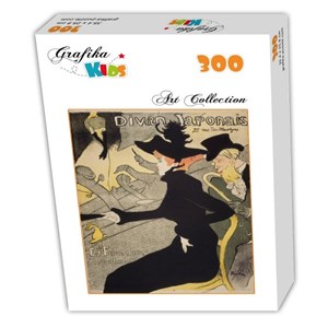 Grafika Kids (00453) - Henri de Toulouse-Lautrec: "Divan Japonais, 1892-1893" - 300 brikker puslespil