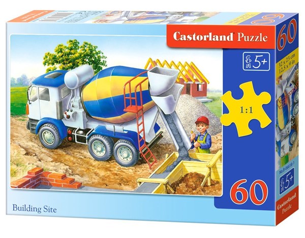Castorland (B-06618) - "Construction site" - 60 brikker puslespil