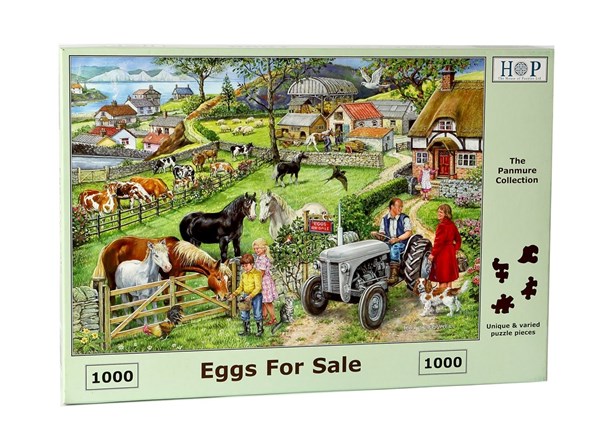 The House of Puzzles (4197) - "Eggs For Sale" - 1000 brikker puslespil