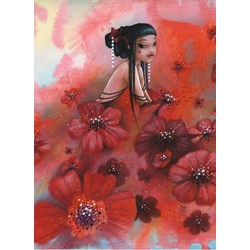 Grafika Kids (00763) - Misstigri: "Pivoines" - 300 brikker puslespil