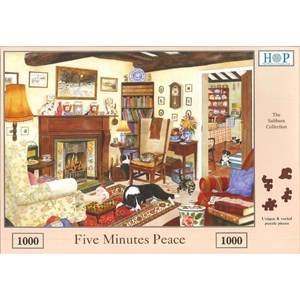 The House of Puzzles (2285) - "Five Minutes Peace" - 1000 brikker puslespil