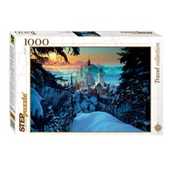 Step Puzzle (79103) - "Neuschwanstein" - 1000 brikker puslespil