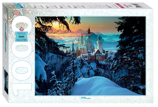 Step Puzzle (79103) - "Neuschwanstein" - 1000 brikker puslespil