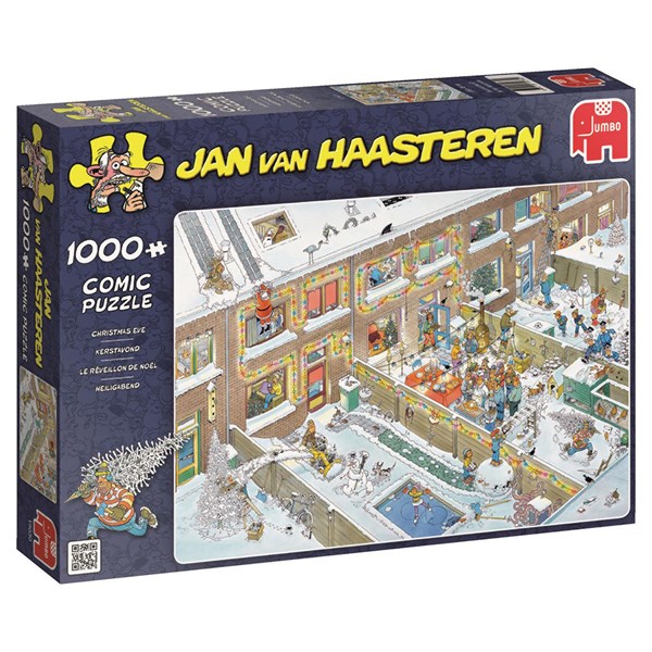 Jumbo (19030) - Jan van Haasteren: "Juleaften" - 1000 brikker puslespil