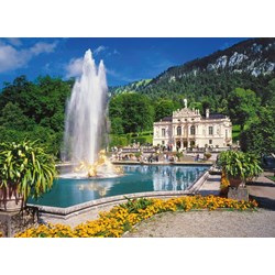 Ravensburger (14255) - "Linderhof slottet, Tyskland" - 500 brikker puslespil