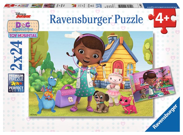 Ravensburger (09095) - "Pet Vet" - 24 brikker puslespil