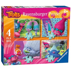 Ravensburger (06864) - "Trolls" - 12 16 20 24 brikker puslespil