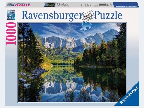 Ravensburger (19367) - "Eibsee, Tyskland" - 1000 brikker puslespil