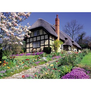 Ravensburger (13684) - "Lysthuset, forår" - 300 brikker puslespil