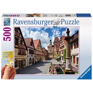 Ravensburger (13607) - "Rothenburg ob der Tauber" - 500 brikker puslespil