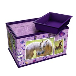 Ravensburger (12072) - "Horses, Storage box" - 216 brikker puslespil