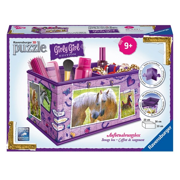 Ravensburger (12072) - "Horses, Storage box" - 216 brikker puslespil