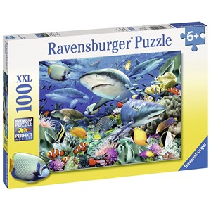 Ravensburger (10951) - "Shark Reef" - 100 brikker puslespil