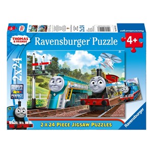Ravensburger (09113) - "Thomas &Friends" - 24 brikker puslespil