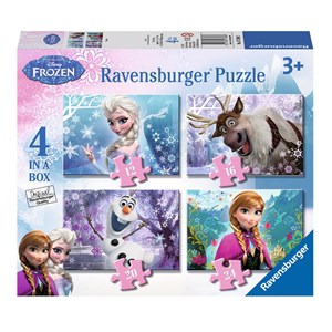Ravensburger (07360) - "Frozen" - 12 16 20 24 brikker puslespil