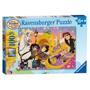 Ravensburger (10750) - "Rapunzel - på nye eventyr" - 100 brikker puslespil