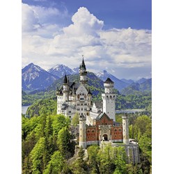 Ravensburger (13681) - "Neuschwanstein Castle" - 500 brikker puslespil