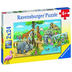 Ravensburger (07806) - "Welcome to the Zoo" - 24 brikker puslespil
