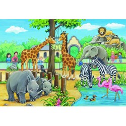 Ravensburger (07806) - "Welcome to the Zoo" - 24 brikker puslespil