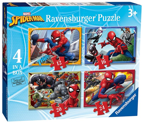 Ravensburger (06915) - "Spiderman" - 12 16 20 24 brikker puslespil
