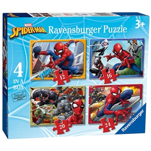 Ravensburger (06915) - "Spiderman" - 12 16 20 24 brikker puslespil