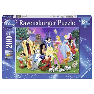 Ravensburger (12698) - "Disney yndlings" - 200 brikker puslespil
