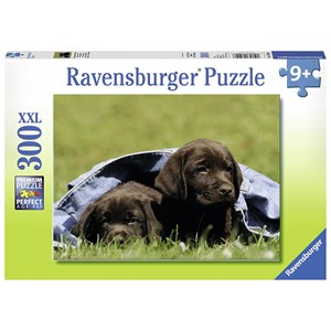 Ravensburger (13209) - "Labrador puppies" - 300 brikker puslespil