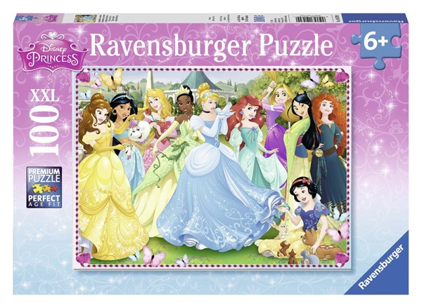 Ravensburger (10570) - "Disney prinsesse" - 100 brikker puslespil