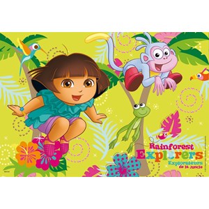 Ravensburger (08877) - "Dora in the Jungle" - 24 brikker puslespil