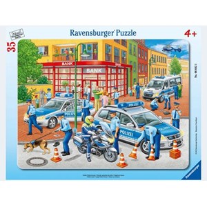 Ravensburger (06642) - "Politi" - 35 brikker puslespil