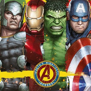 Ravensburger (08017) - "The Avengers" - 49 brikker puslespil