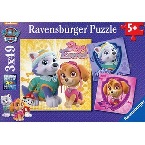 Ravensburger (08008) - "Søde hvalpe" - 49 brikker puslespil